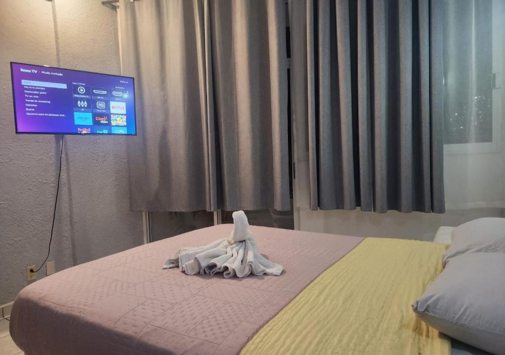 Lazaro Cardenas Apartment | 1 BR APT with AC , TV , wi-fi near DT and beach
