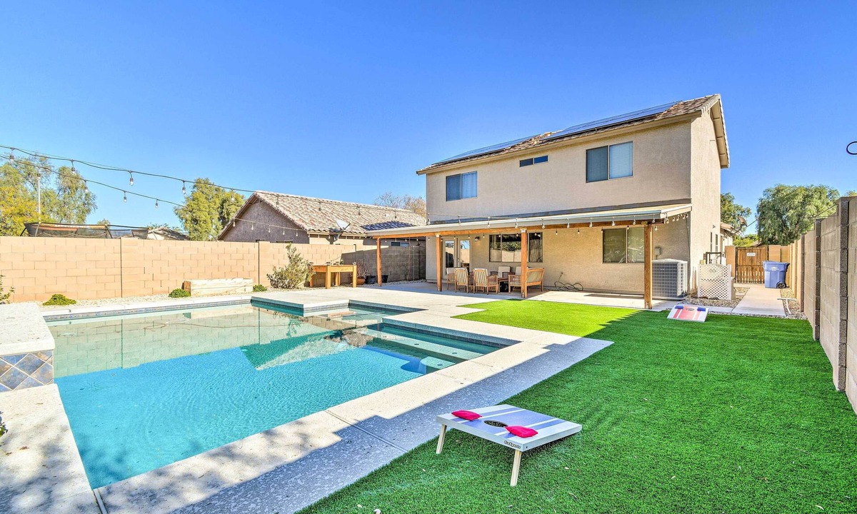 Ashton Ranch House | 1 Mi to Surprise Stadium! Desert Poolside Oasis