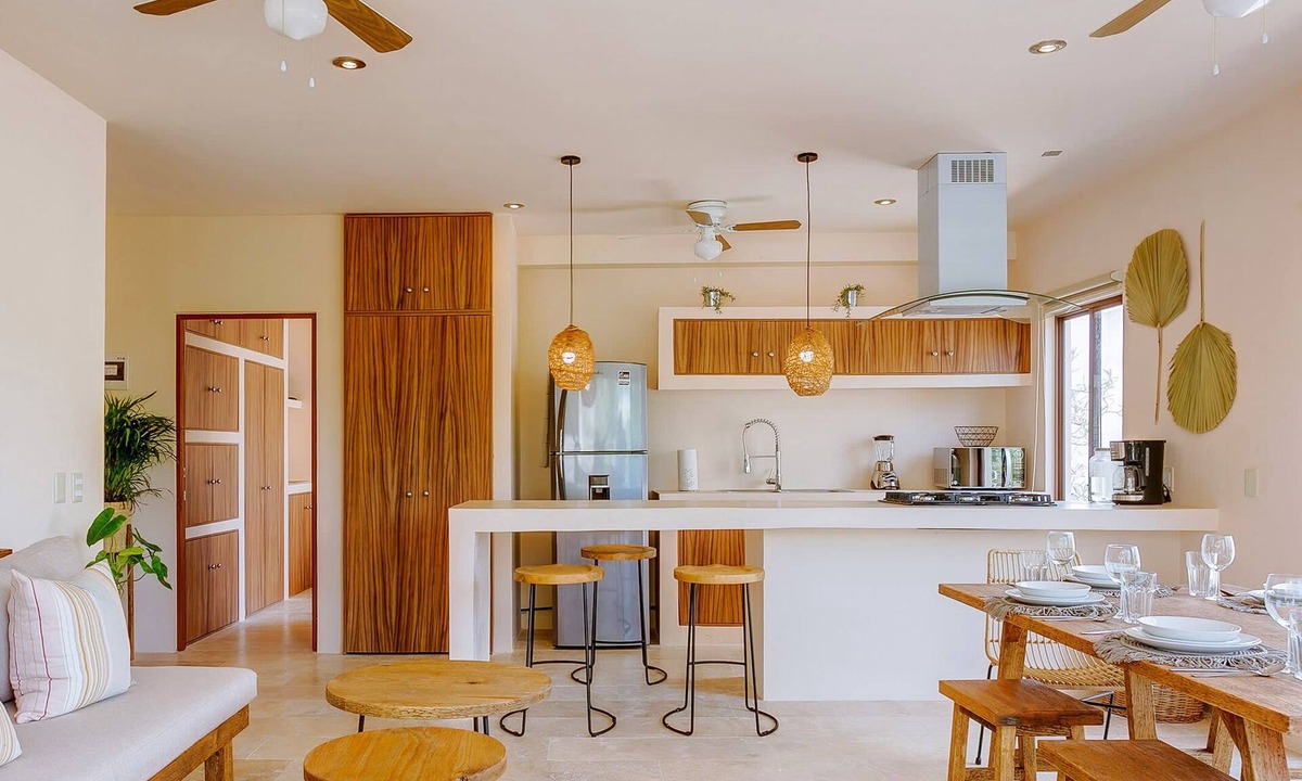 Costa Apartment | 2 Private Outdoor Lounge Patios | 2 Cenotes Onsite
