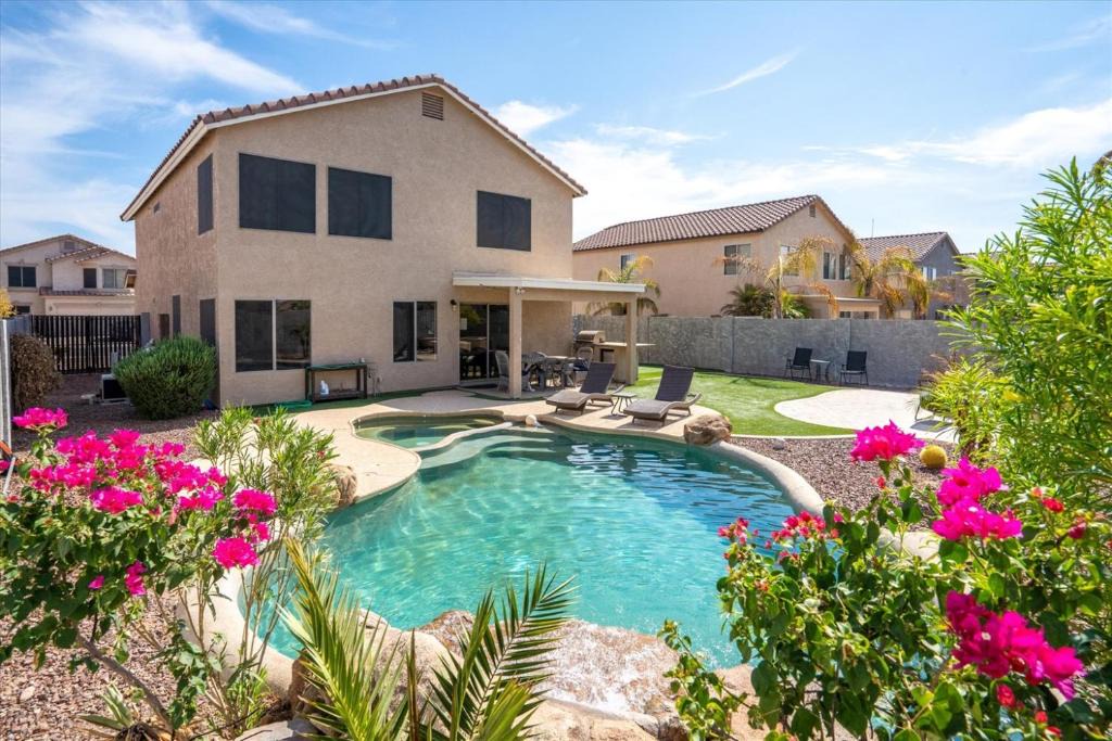 Springer Ranch House | 4-Bedroom Peoria Retreat with Heated Pool & Spa