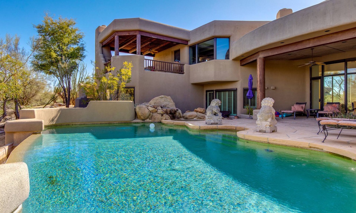 The Boulders House | 40 o/o DISC for SUMMER. Private Oasis w/Pool/Spa+Golf Cart. Family/Pet Friendly