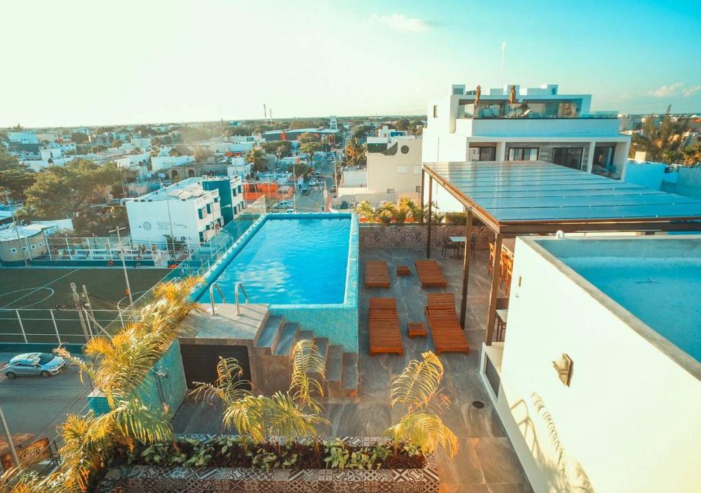 Tohoku Apartment | 401 2BR Penthouse, Rooftop w/ Pool/Bar, Sleeps 6!