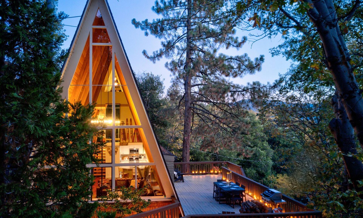 Lake Arrowhead Cabin | A-Frame of Mind Fenced Yard - Lake Access - AC - Lake View - One-of-a-Kind