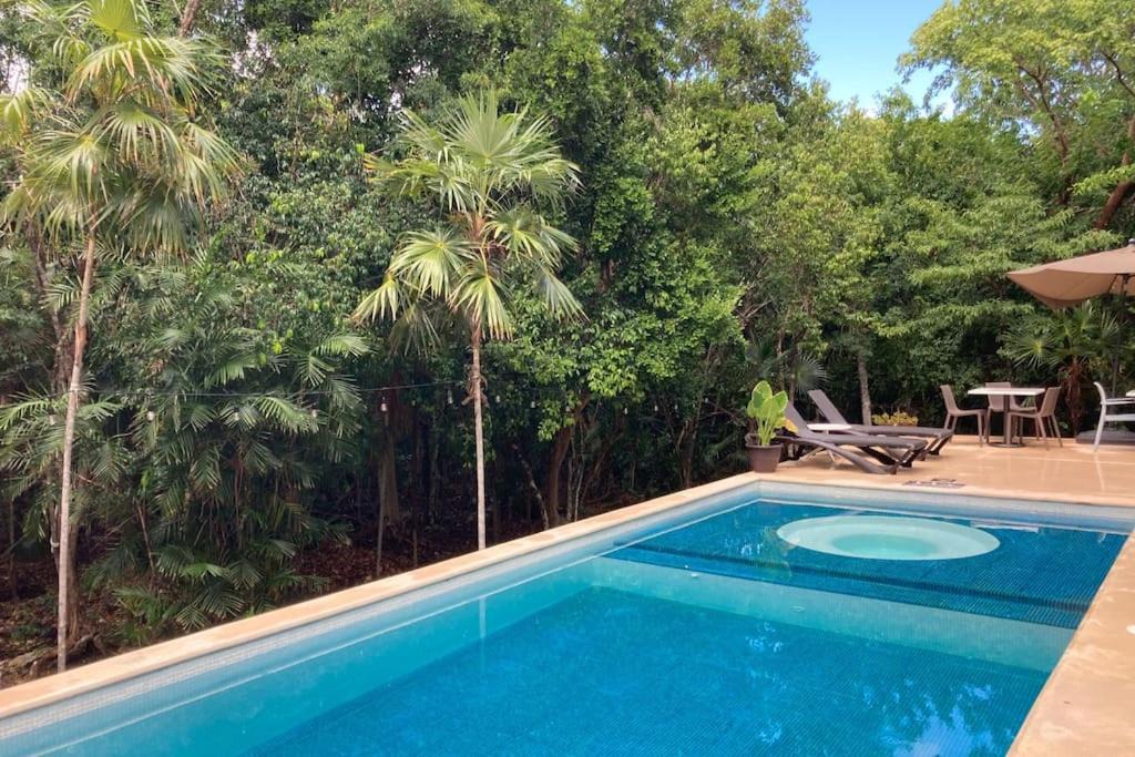 Akumal Apartment | Aku-Chic Newly furbished condo Jungle pool