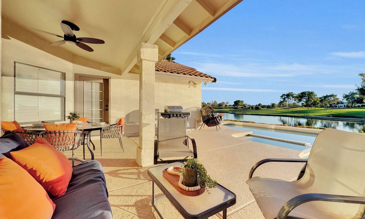 Island at Ocotillo House | Amazing Waterfront Home with Golf Views! Boat and Heated Pool/Spa