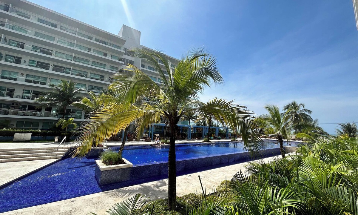 La Boquilla Apartment | Beachfront Bliss-2BR Haven Steps from Sandy Shores
