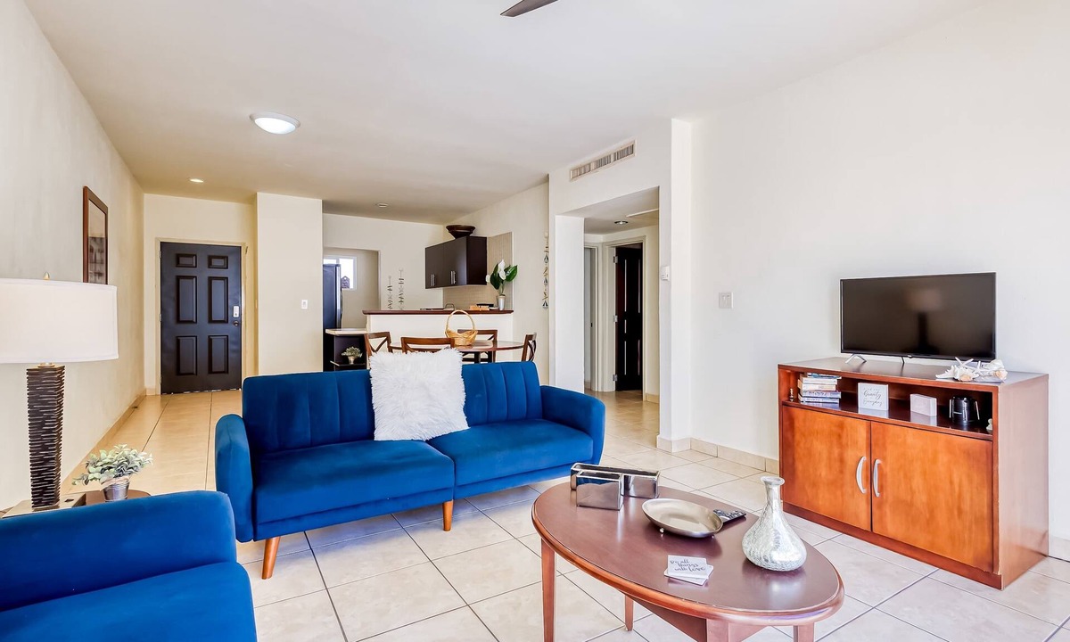 Libertad Apartment | Beautiful condo with a balcony, kitchen, sparkling pools, & fitness center