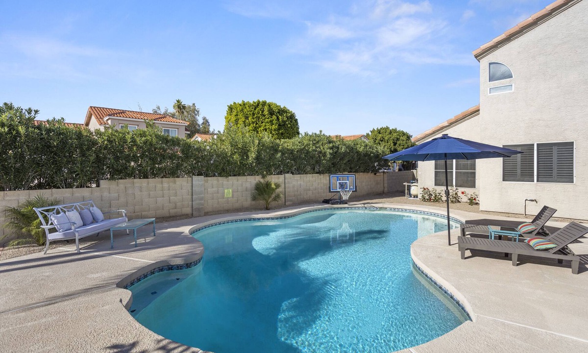 Arrowhead Ranch House | Come for the backyard, stay for the quiet, peaceful neighborhood!