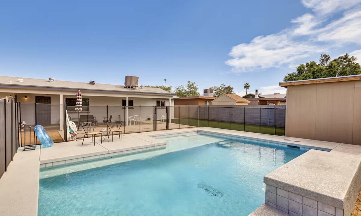 North Mountain House | Cozy on Cactus, Phoenix Escape! Private Pool Oasis, Pet-Friendly, Near Top Attractions!