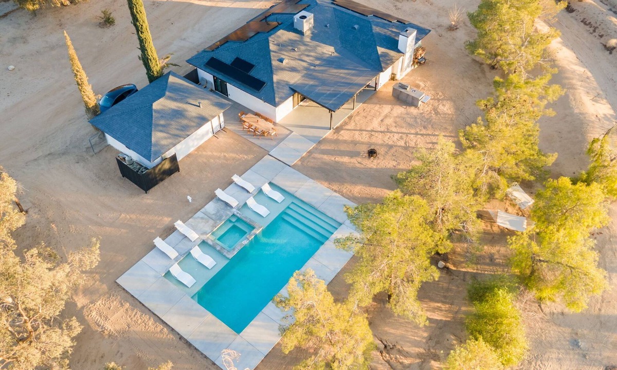 Indian Cove House | Desert Owl Estate Resort Pool Spa Game Room 2 Acres Near Joshua Tree