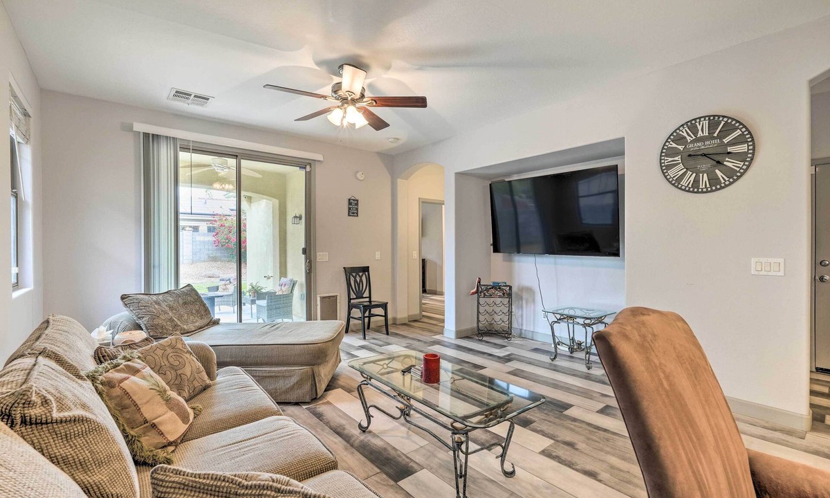 Marley Park Cottage | Fire Table, Grill: Surprise Cottage w/ Pool Access