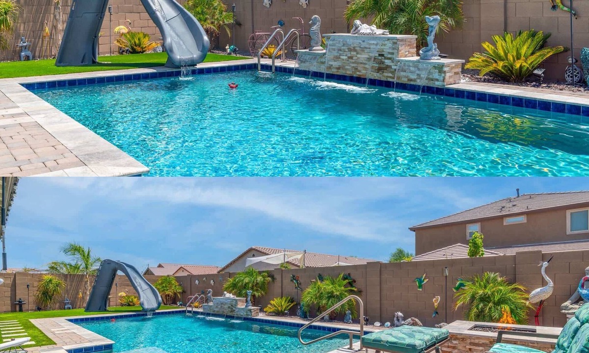 Canyon Trails West House | Goodyear Retreat, Pool, Slide, Firepit, BBQ