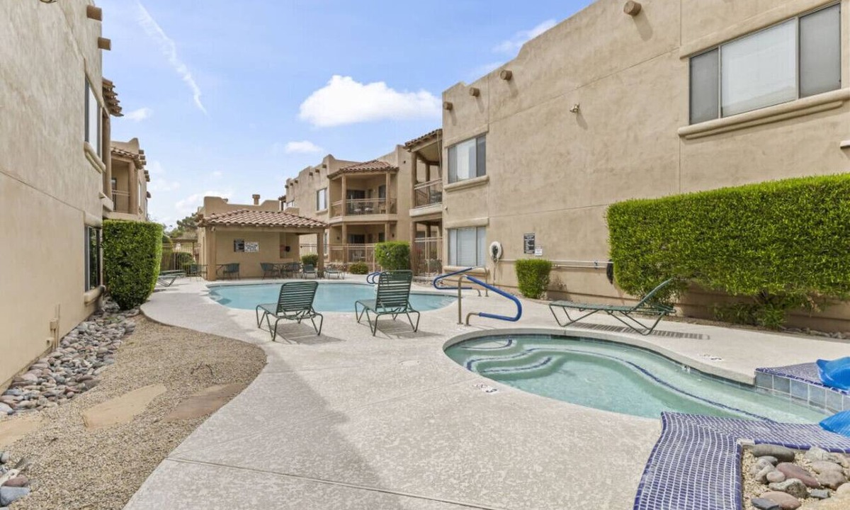 Fountain Hills Apartment | Ground Floor Condo Near Plaza & Fountain Park w/Pool, Hot Tub & Private Patio