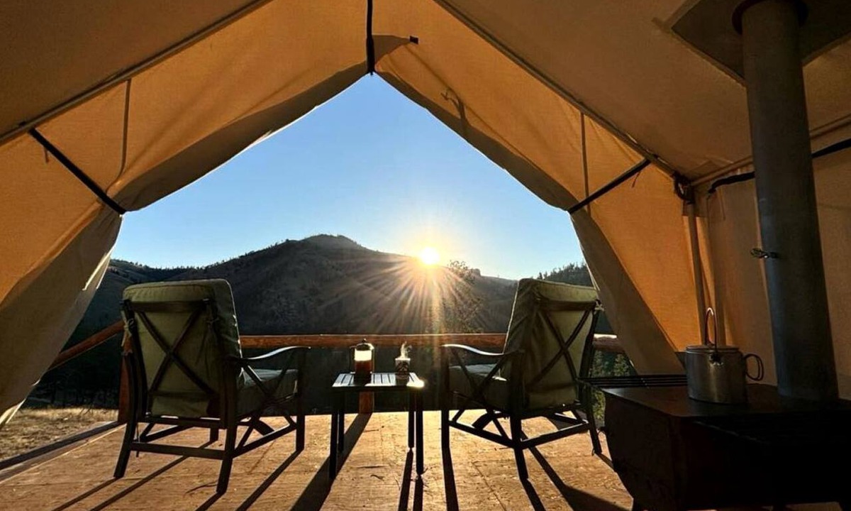 Conner RV Rental | Incredible Tented Cabin with Fantastic Vistas in Conner, Montana