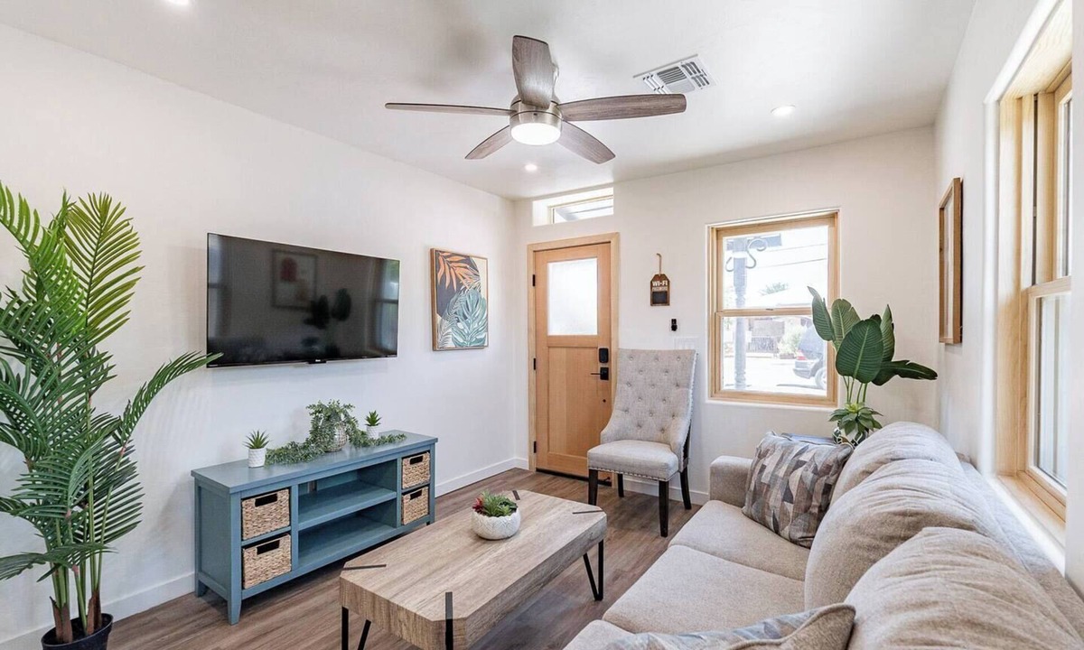 Downtown Tucson Apartment | Located downtown this 1 bedroom 1 bathroom is fully remodeled with your own dedicated electric vehicle charger .