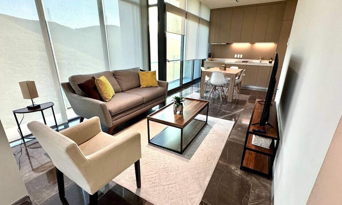 Nuevo Leon Apartment | Luxury 2BD&2Bath Next to Plaza Hospital Pool
