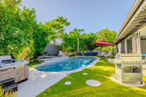 Raskin Estates House | Luxury Scottsdale Retreat with Heated Pool, Hot Tub, Fire Pit & Game Room & Sleeps 12