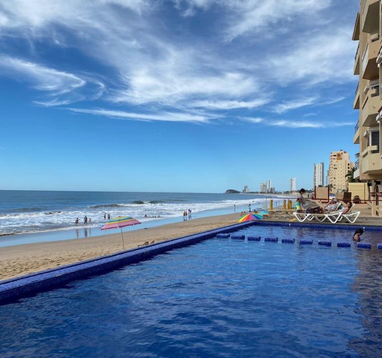 Marina Mazatlan Apartment | Marina del Sol Resort Condo directly on the Ocean 102