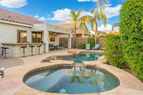 Augusta Ranch House | Modern 4-BR Home Heated Pool Jacuzzi Grill