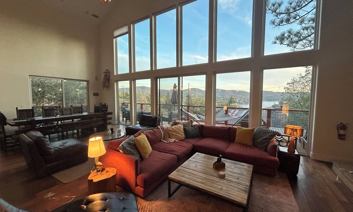 Lake Arrowhead House | Modern 6 bedroom retreat, stunning lake views, close to village!