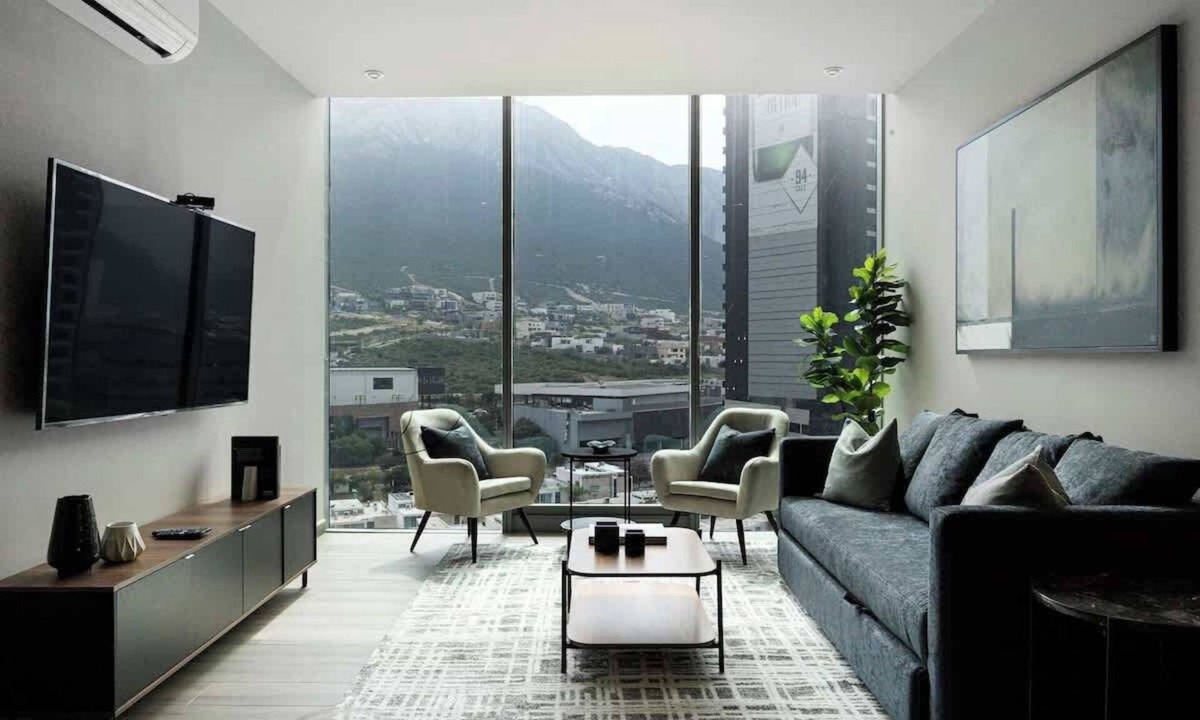 Monterrey Apartment | Mountain View in Valle Poniente, Rooftop Pool, Gym