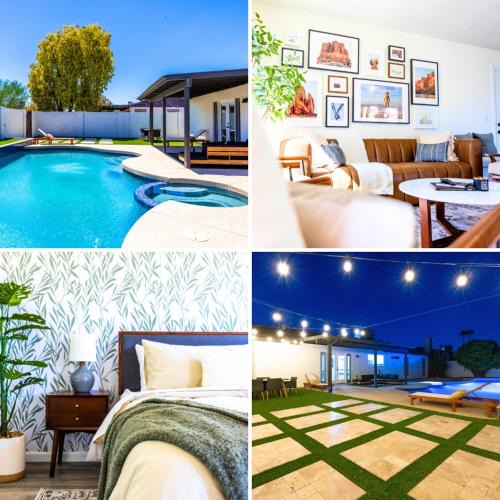Chandler Villa | MUST SEE! Heated Jacuzzi With A Pool! NEW Remodel