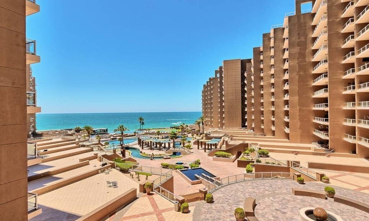 Puerto Penasco Resort | Ocean View 1BR/1BA Condo – Las Palomas Rubi 307, 3rd Floor Balcony Views