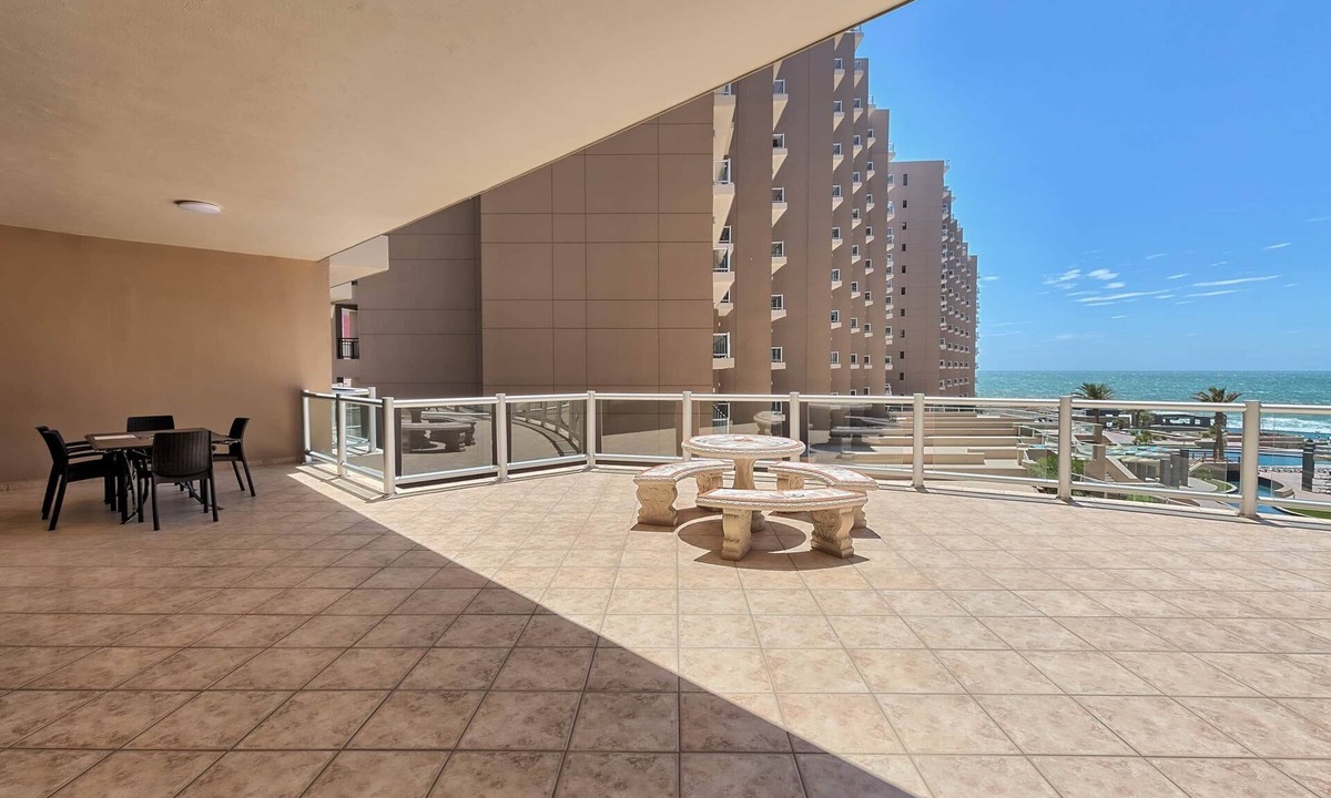 Puerto Penasco Resort | Ocean View 2BR/2BA Condo – Las Palomas Rubi 206, Huge Extended Patio & Bunk Area
