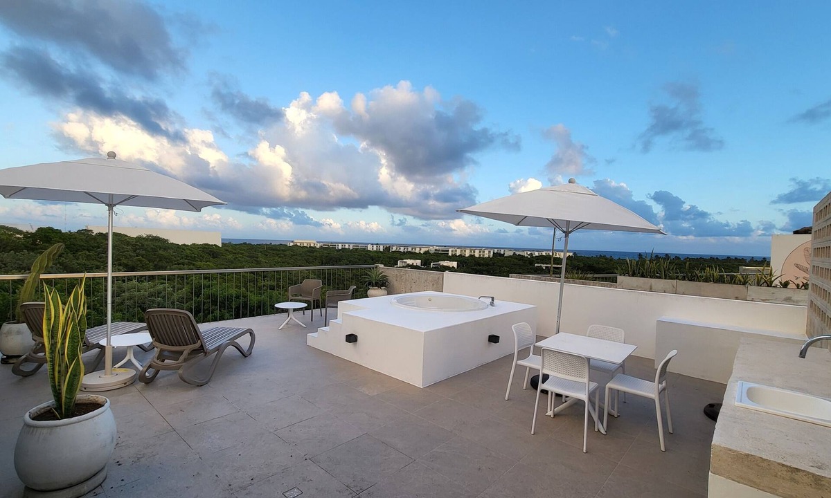 Akumal Apartment | PentHouse with best location and views in Riviera Maya, private rooftop, jacuzzi