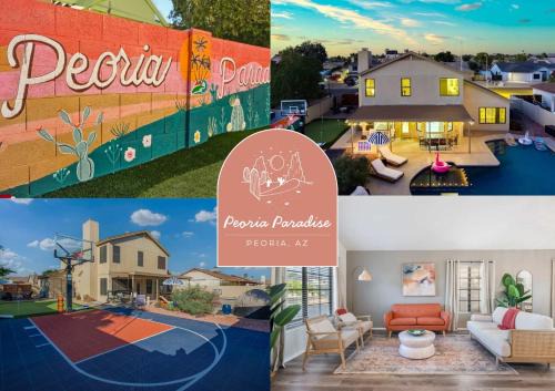 Peoria House | Peoria Paradise Sportscourt Heated Pool Gameroom