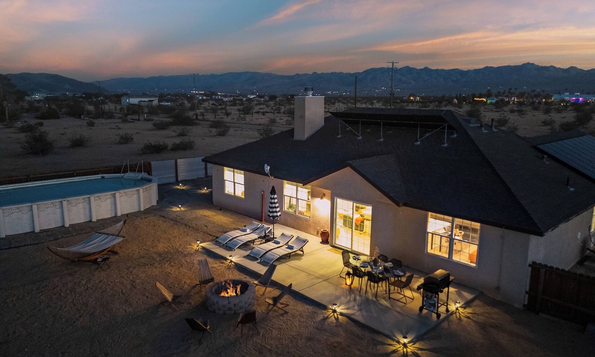 Joshua Tree House | Pool, Firepit, Hammock & Games | Secluded & Chic | Casa De Kota by AvantStay