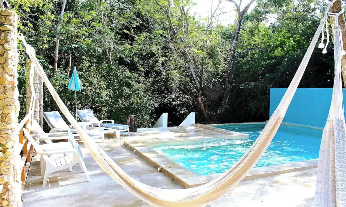 Akumal House | Poolside Suite -at- YOUR HAPPY PLACE!