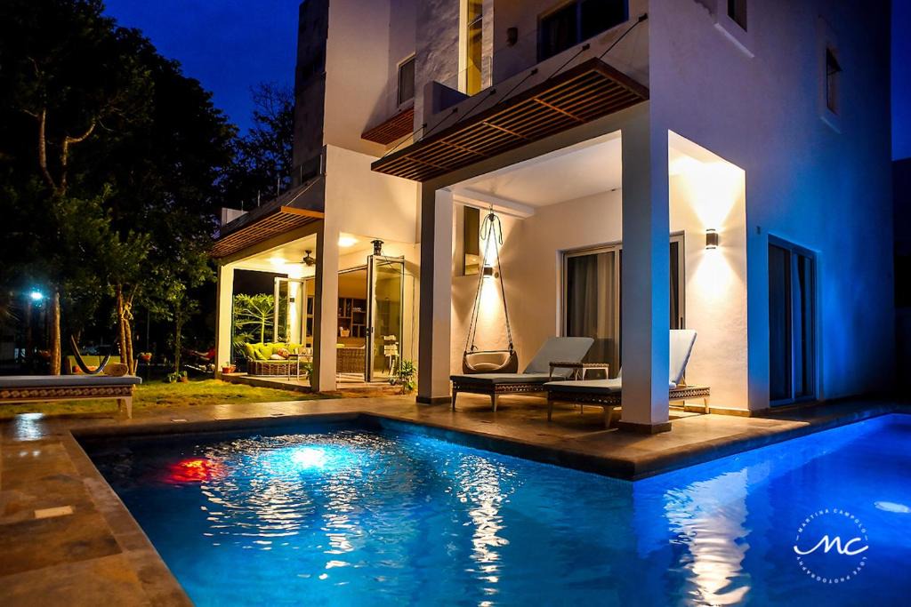 Puerto Morelos Villa | Puerto Morelos, Villa Mimi, Private Pool