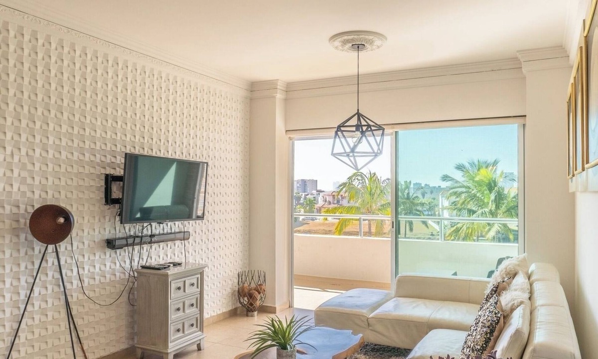 Marina Mazatlan Apartment | Relax in front of the golf course