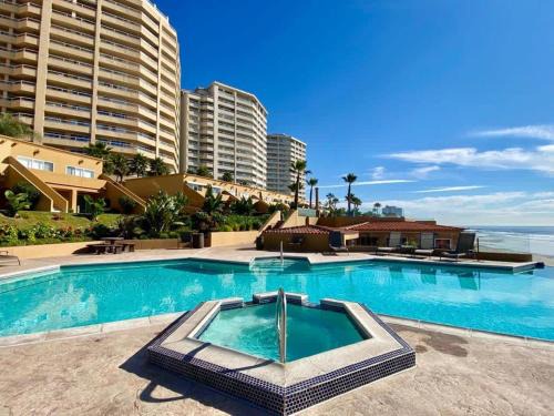 Playa Encantada House | Rosarito Beach and pool access apartment 2bd 2b