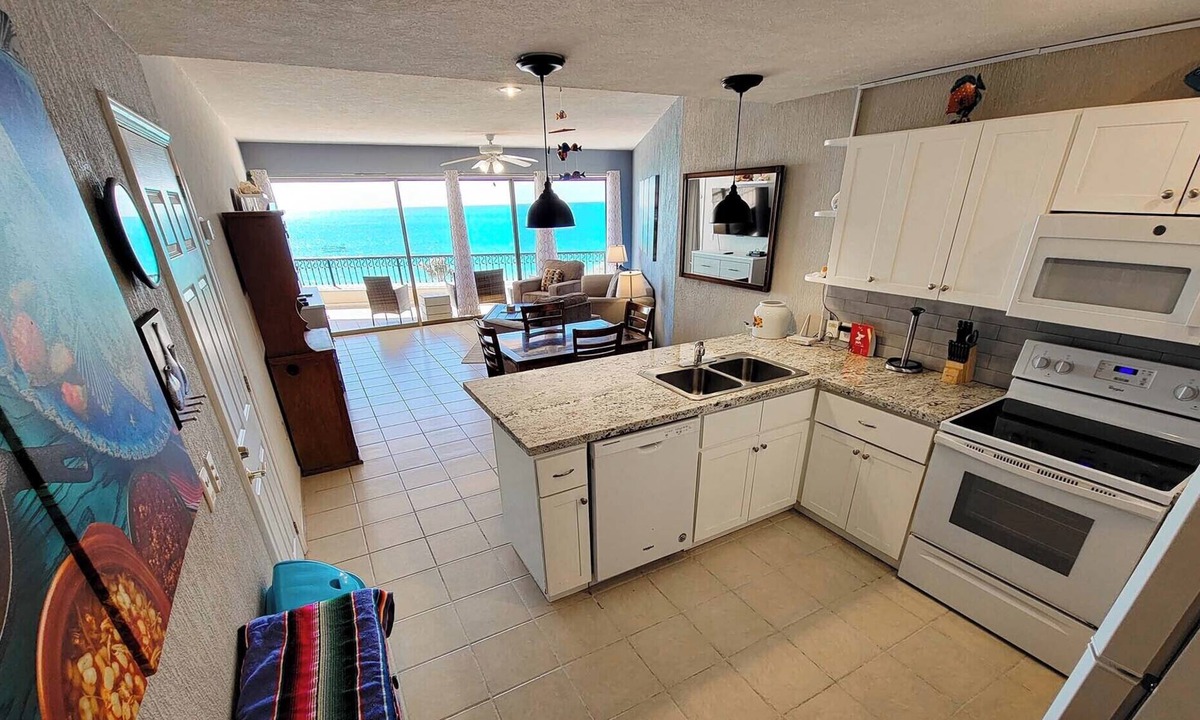 Sandy Beach Condo | Sonoran Spa E504 - 2 BR Next to the Pool, High Speed Wi-Fi - Beachfront Upper Floor Luxury Condo