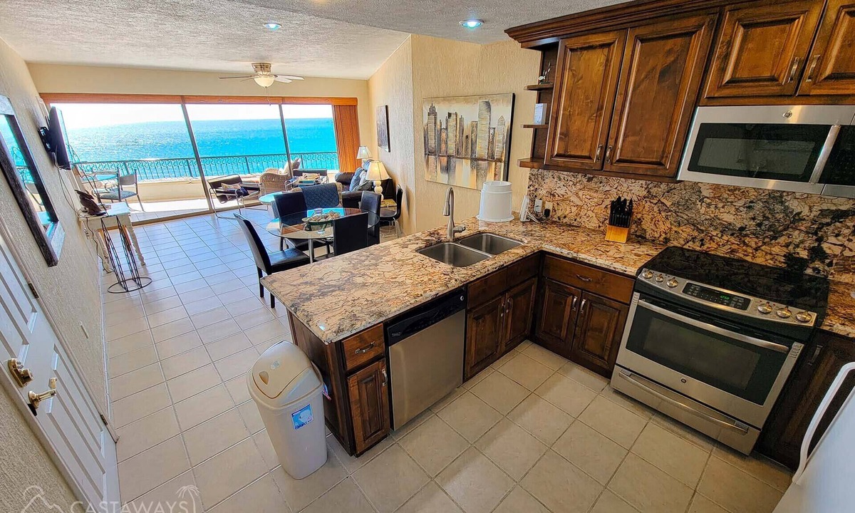 Sandy Beach Condo | Sonoran Spa E704 - 2 BR Next to the Pool, High Speed Wi-Fi - Beachfront Upper Floor Luxury Condo