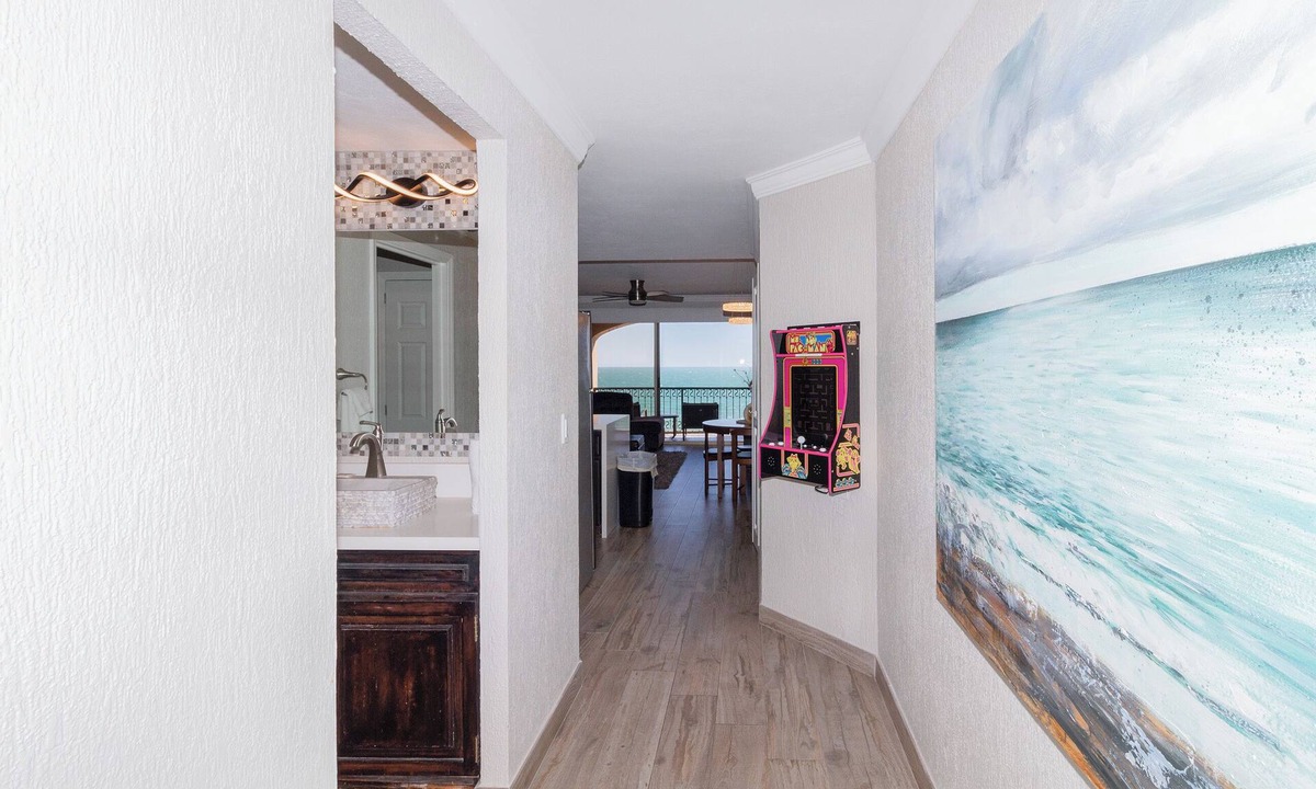 Sandy Beach Condo | Sonoran Spa N803 - 1 BR Next to the Pool, High Speed Wi-Fi - Beachfront Upper Floor Luxury Condo