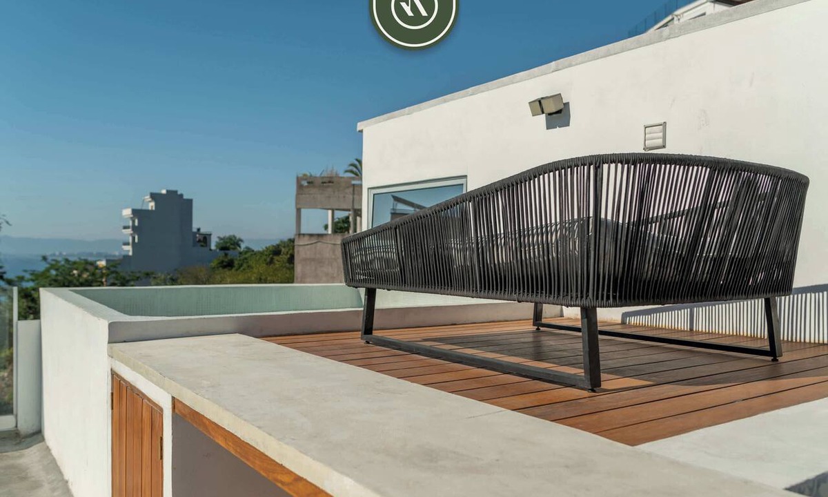 Downtown Puerto Vallarta Apartment | The Ava 14 3 BR Condo - Private Terrace and Pool - Oceanview