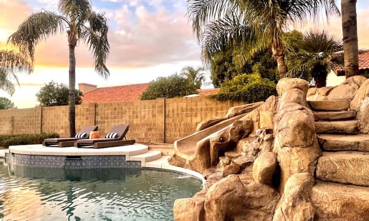 Thayer Estates House | The Wildflower · The Wildflower - Waterslide, Theater, B-ball