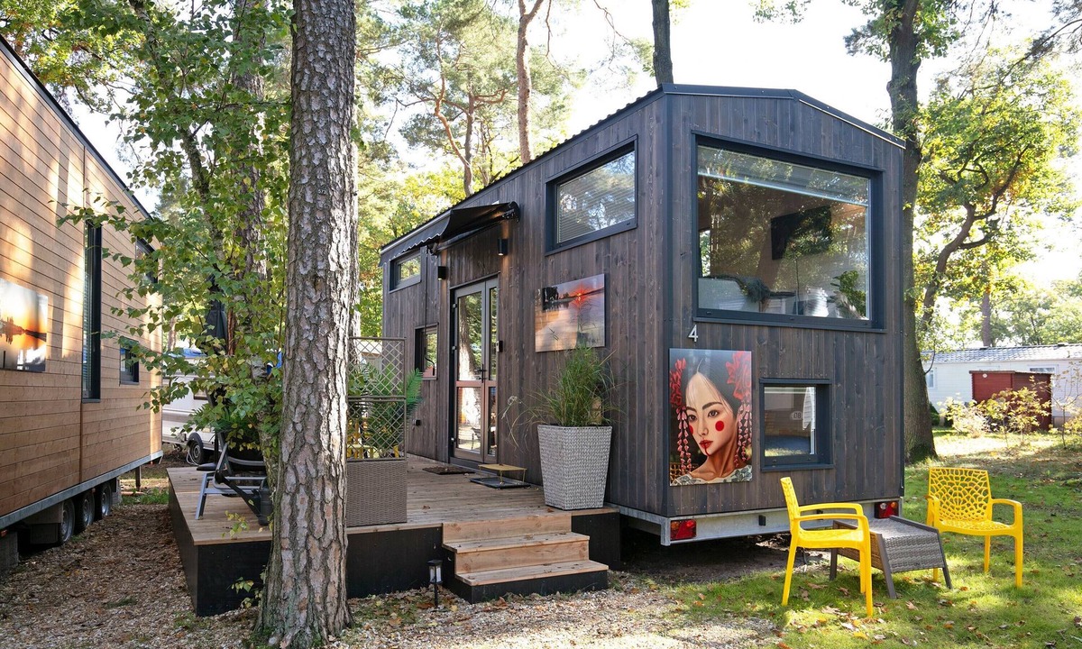 Caputh House | Tiny Home 'Tiny House Nr 4' with private terrace, Wi-Fi and air conditioning