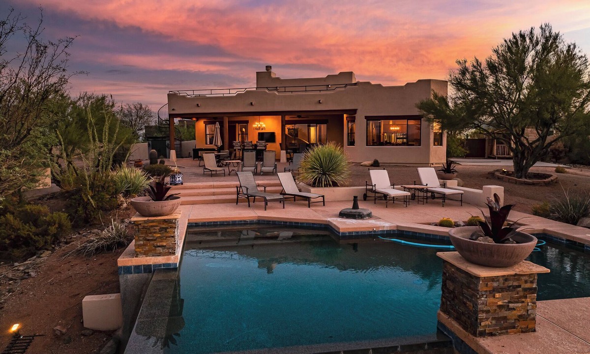 North Scottsdale Villa | Tranquil AZ Mountain View Oasis Pool & Fire Pit