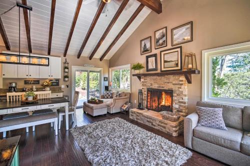 Lake Arrowhead House | Tree-Lined Twin Peaks Cottage w/Custom Stream