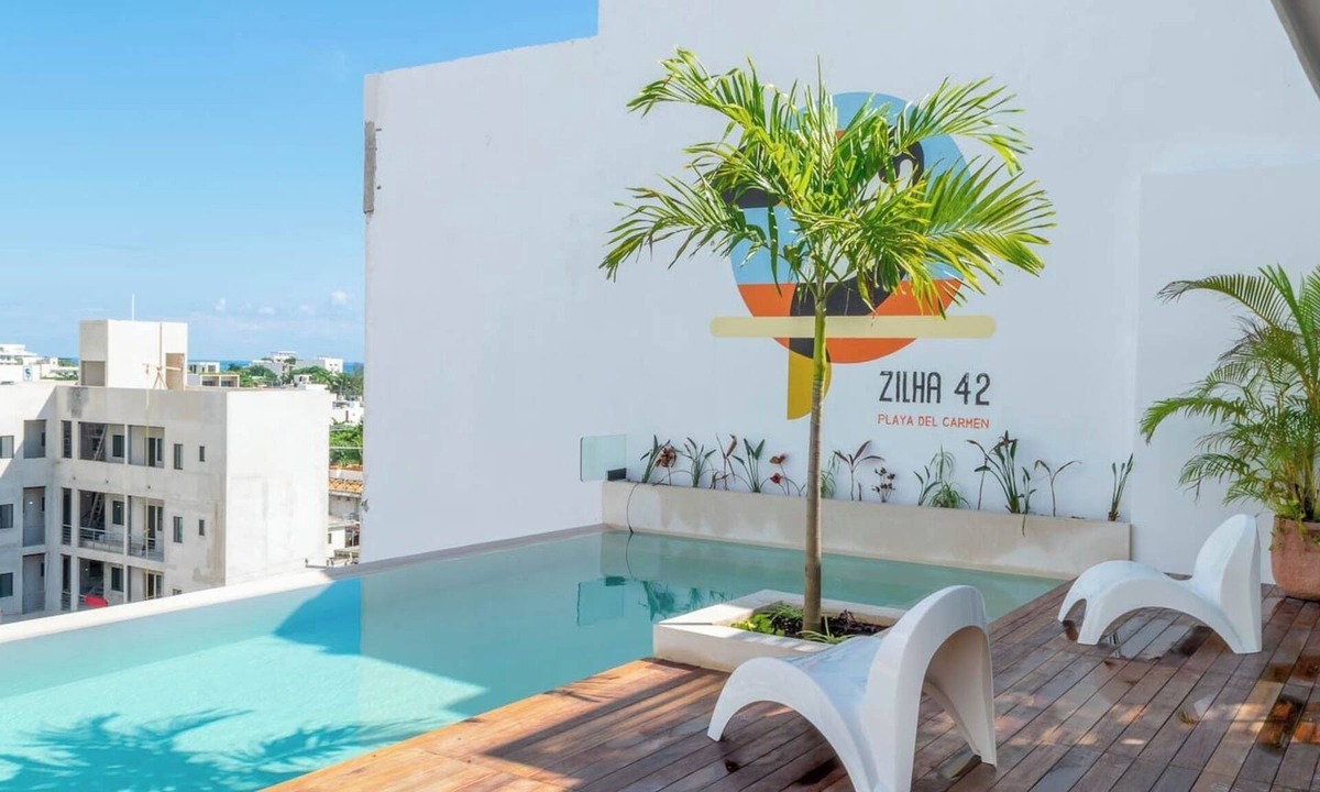 Zazil-ha Apartment | Zilha Studio rooftop pool by Blueplaya