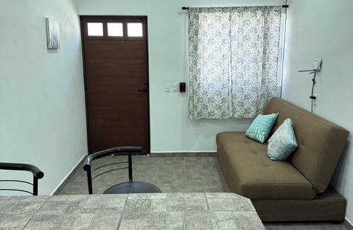 Centro House | 1-br bungalow in amazing San Patricio with AC, Pool, and half a block from beach
