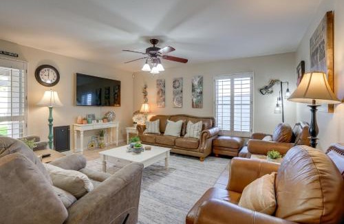 Mountain Vista Ranch House | 1 Mi to Surprise Stadium! Home w/Patio & Hot Tub