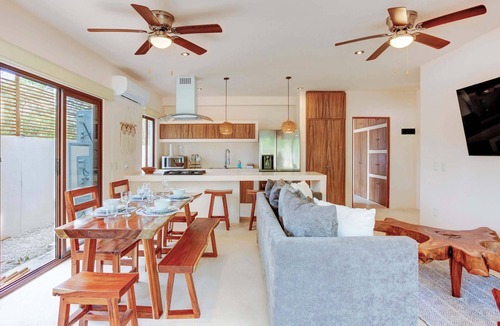 Costa Apartment | 2 Private Outdoor Lounge Patios | 2 Cenotes Onsite