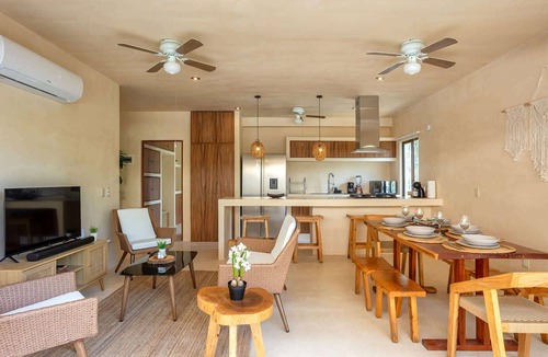 Costa Condo | 2 Private Outdoor Lounge Patios | 2 Cenotes Onsite