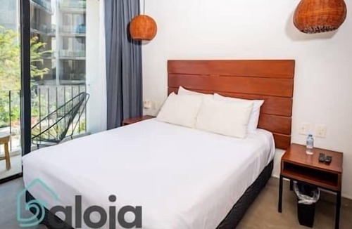 Venustiano Carranza Hostel | 207 - Suite with balcony and rooftop pool