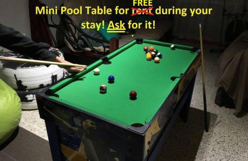 Leon Apartment | 3 Air Conditioned brs with Office Area, Gated Parking and Free Mini Pool Table